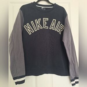 Nike Air Spell Out Crew‎ Neck Pullover Sweater Mens Sz S